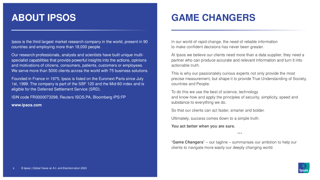 IPSOS：全球对人工智能和虚假信息的看法——29个国家的全球调查（英文版）_第8页