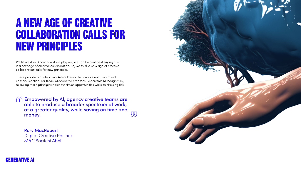 M&C Saatchi：2023人工智能和市场营销的融合报告-创造性合作的新时代需要新的原则（英文版）_第7页