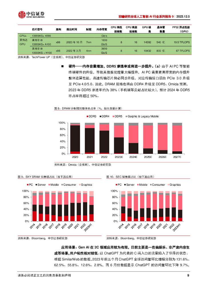 中信证券：前瞻研究全球人工智能AI行业系列报告：边缘AI渐进，AI PC料将先行_第9页