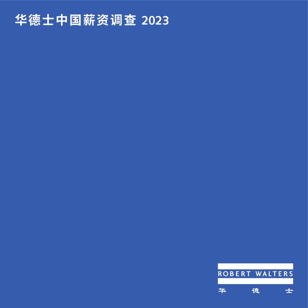 华德士：中国薪资调查2023 海报