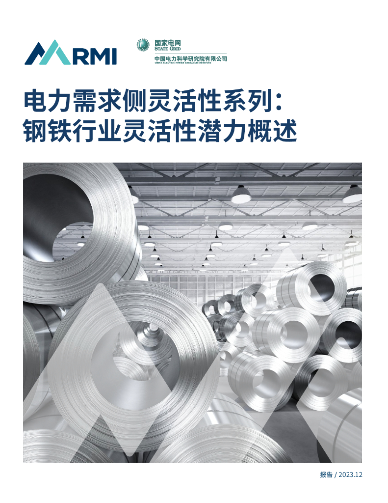 国家电网：2023电力需求侧灵活性系列报告：钢铁行业灵活性潜力概述
