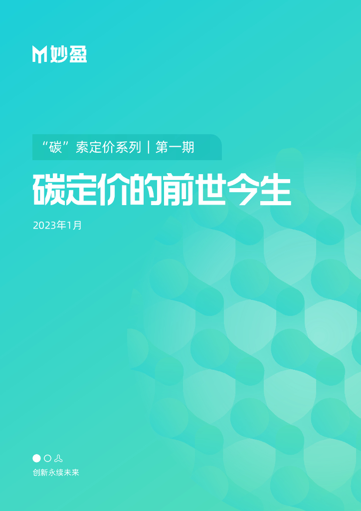 妙盈：<em>碳</em>定价的前世今生报告2023年第一期 海报