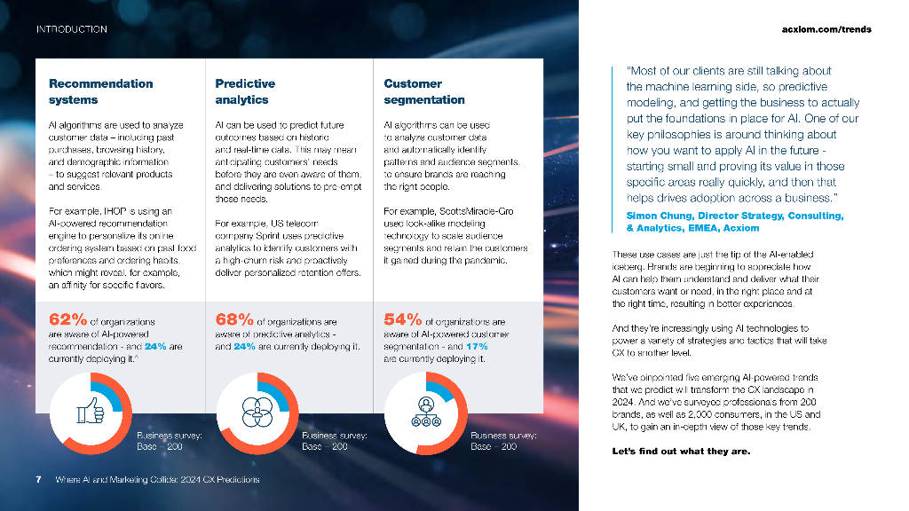 ACXIOM：人工智能与市场营销碰撞的地方：2024年客户体验预测报告（英文版）_第7页
