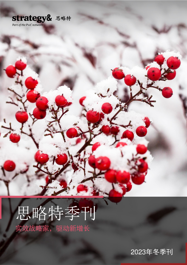 思略特：2023年冬季刊-实效战略家，驱动新增长