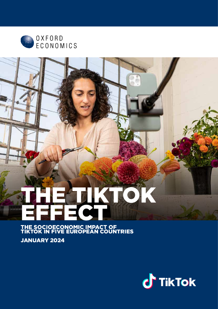 牛津经济研究院：TIKTOK效应：tiktok在五个欧洲国家的社会经济影响报告（英文版）