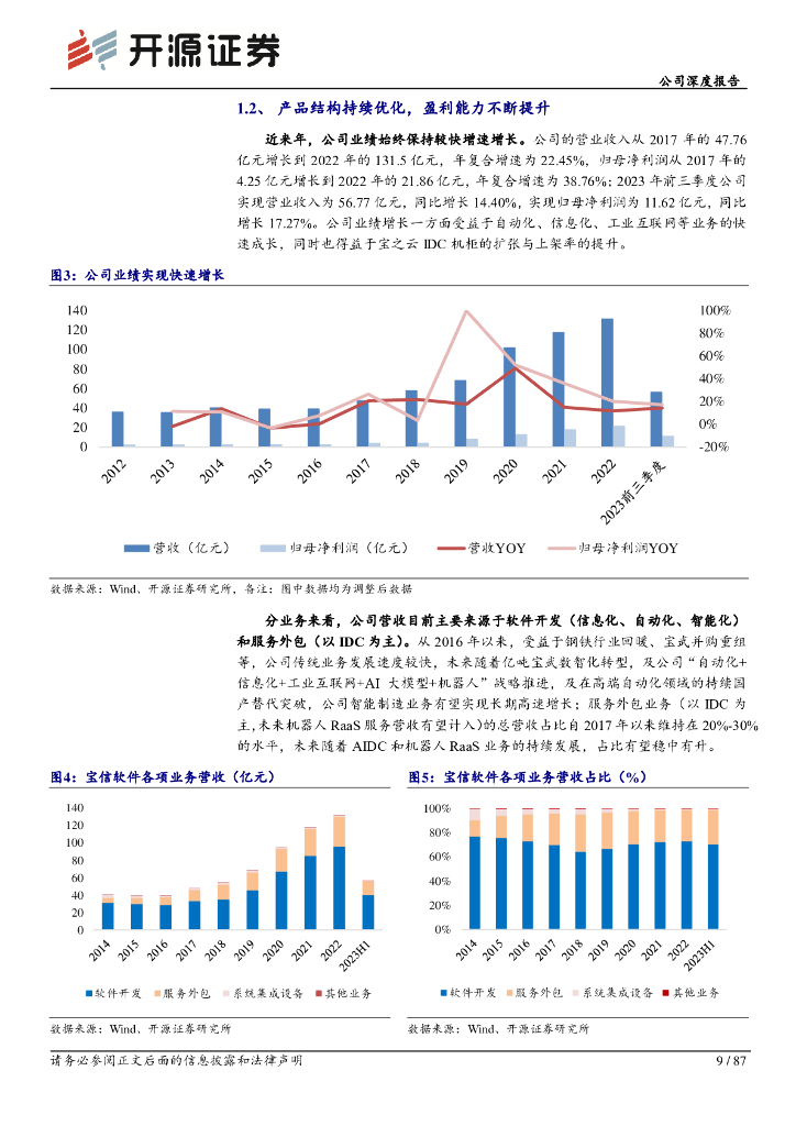 开源证券：宝信软件（600845）-公司深度报告：自研大型PLC+机器人+AI算力龙头御风而起_第9页