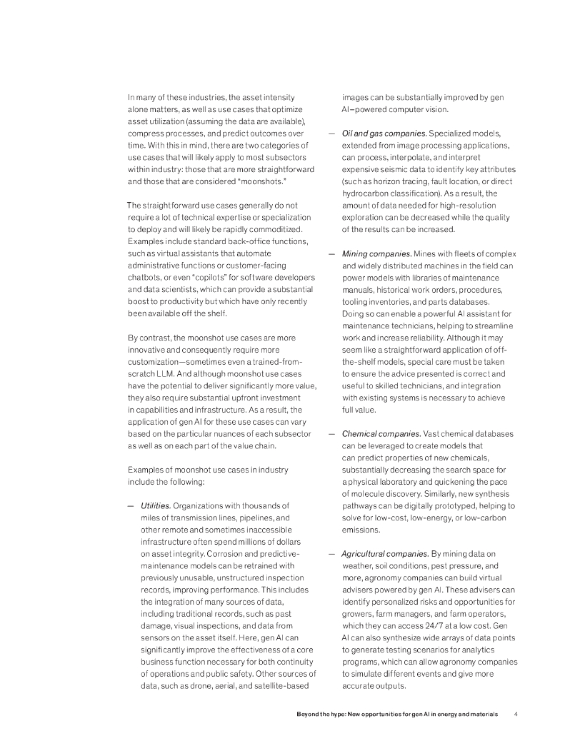 麦肯锡：2024生成式人工智能在能源和材料领域中的新机遇报告（英文版）_第8页