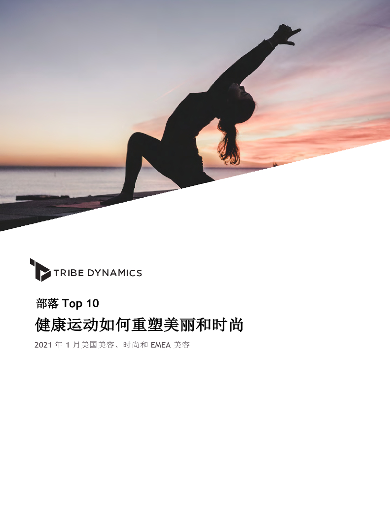 Tribe Dynamics：美容行业：部落Top 10健康运动如何重塑美丽和时尚报告