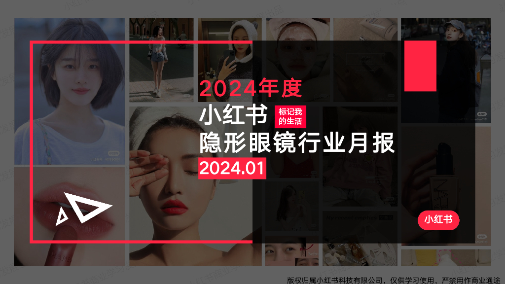 小红书：隐形眼镜行业月报（2024年1月）