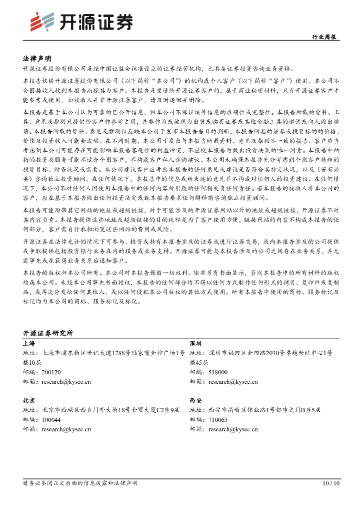 开源证券：机械设备行业周报：大规模设备更新方案发布，新质生产力应用清晰_第10页