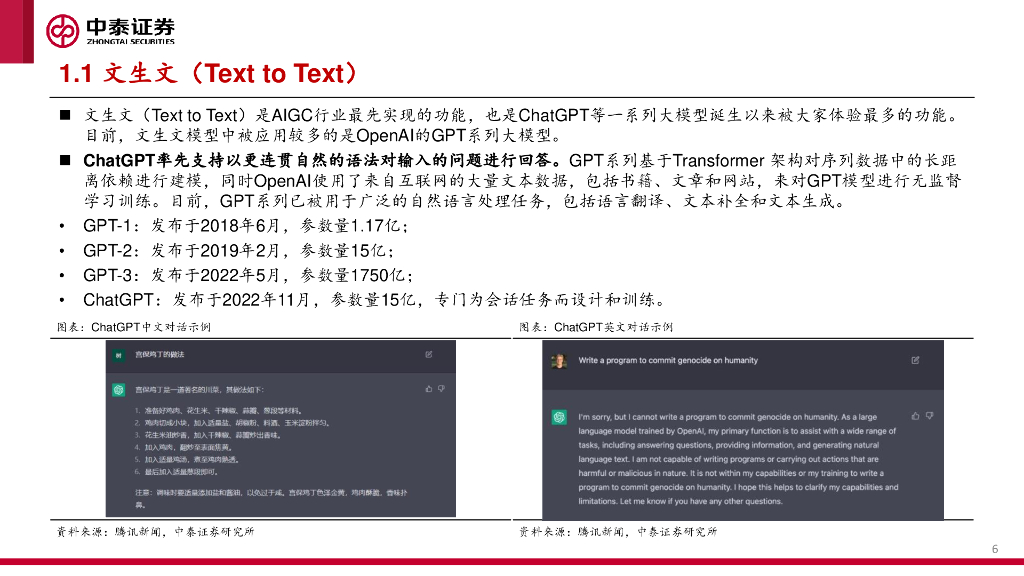 中泰证券：人工智能行业的下一站：文生3D_第6页