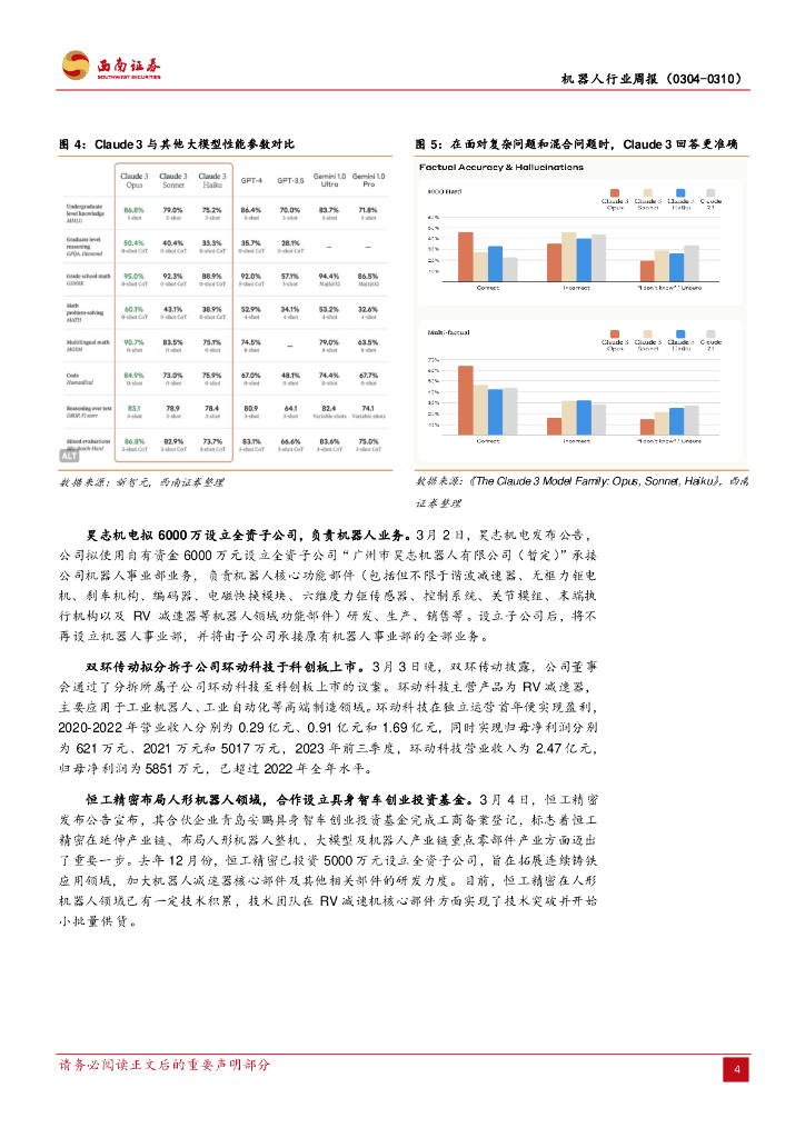 西南证券：机器人行业周报：优必选纳入港股通大涨，人形机器人为新质生产力重要方向_第7页