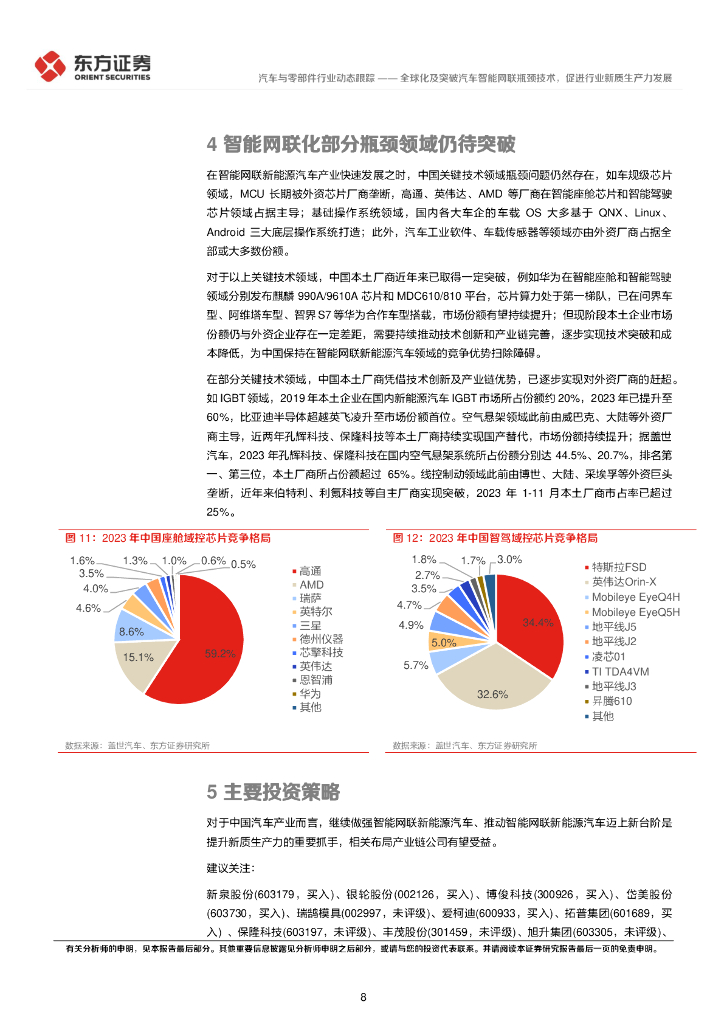 东方证券：全球化及突破汽车智能网联瓶颈技术，促进行业新质生产力发展——新质生产力系列研究_第8页
