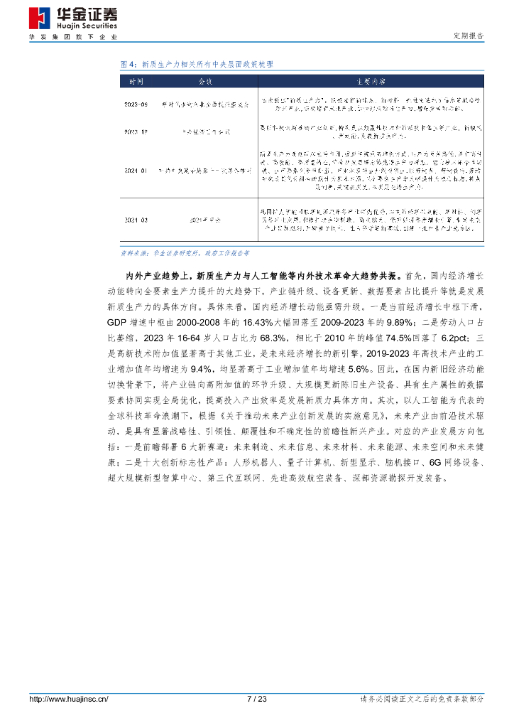 华金证券：新质生产力可能是今年的主线_第7页