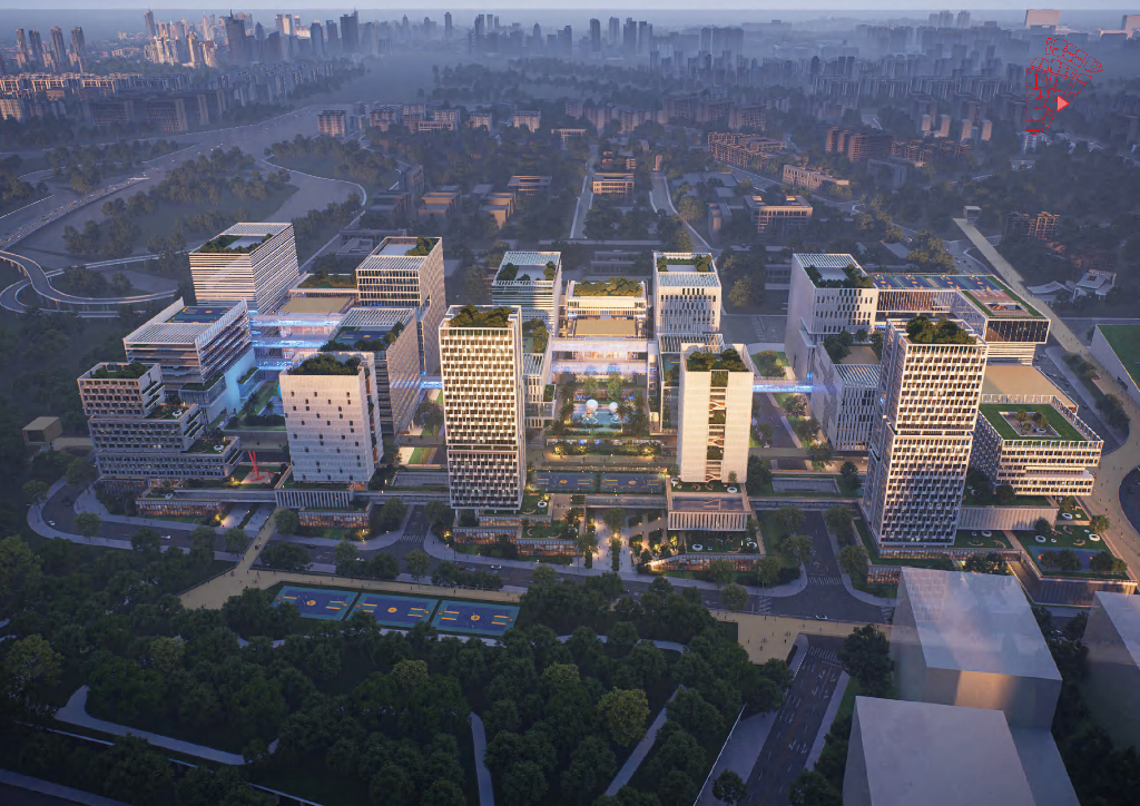 融合之城+蓝绿脉络工业上楼城市设计2023_第7页