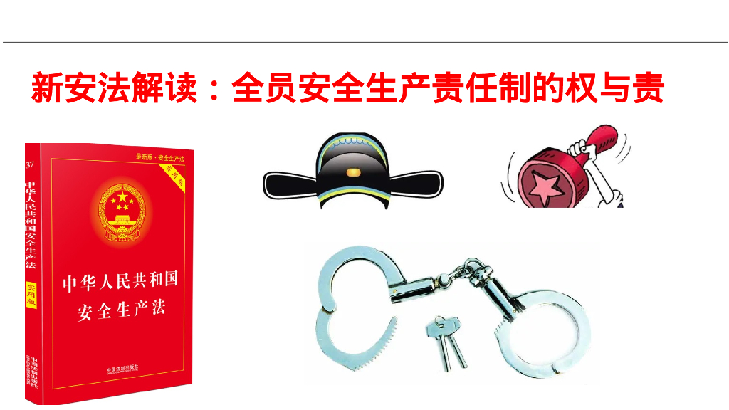 新安法解读全员安全生产责任制权与责140P