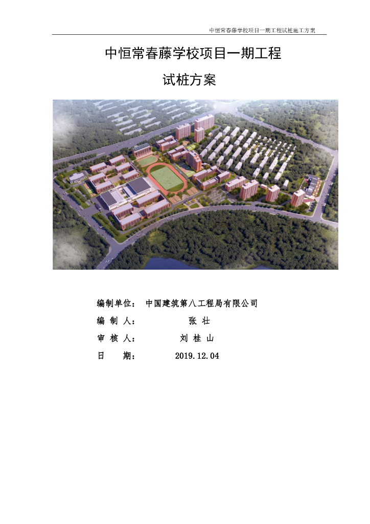 [安徽]学校项目试桩方案2019