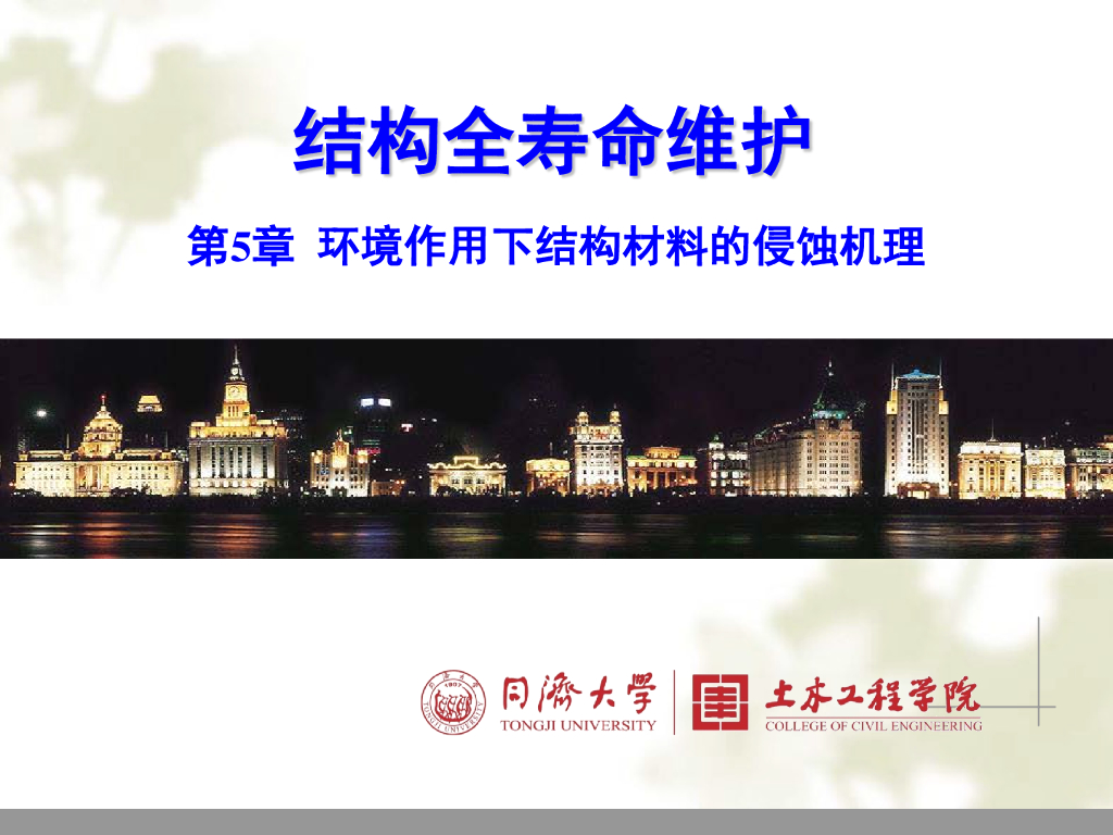 环境作用下结构材料的侵蚀机理第二部分89P