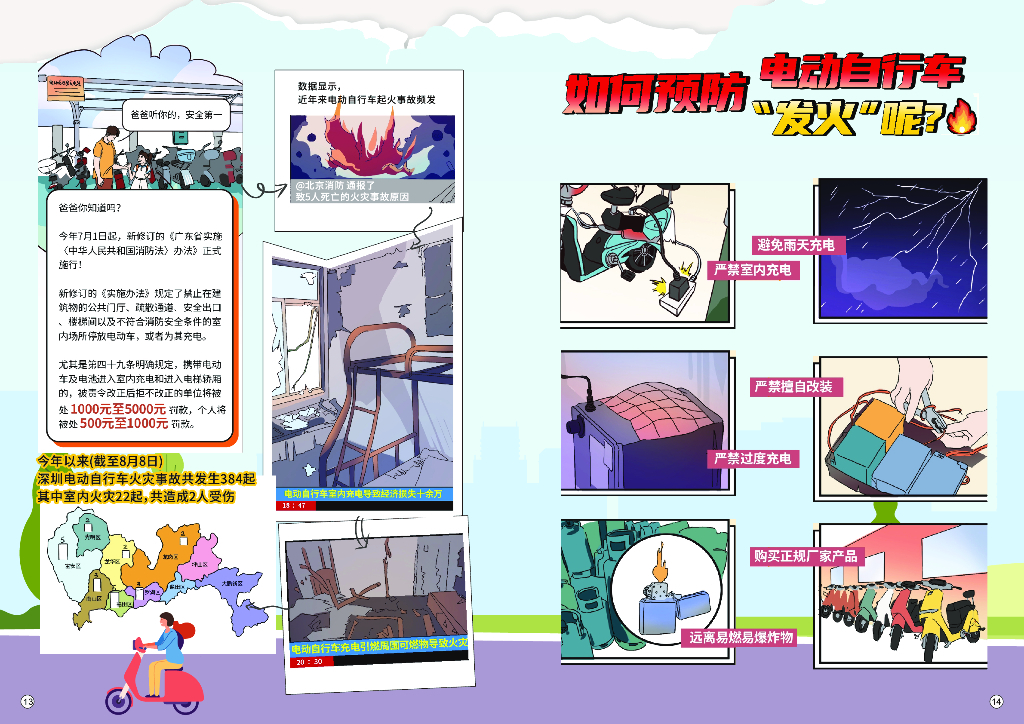 全民消防安全指导手册设计|漫画篇_第9页