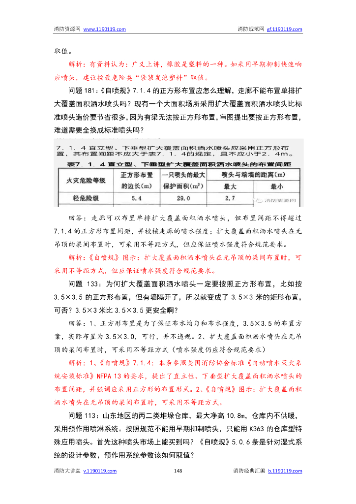自动喷水灭火系统设计规范答疑汇总_第6页