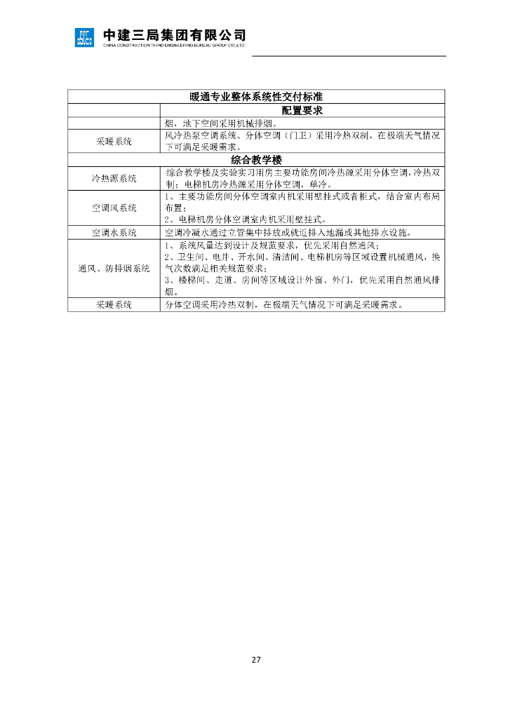 学校设计案例暖通专业整体系统性交付标准_第6页
