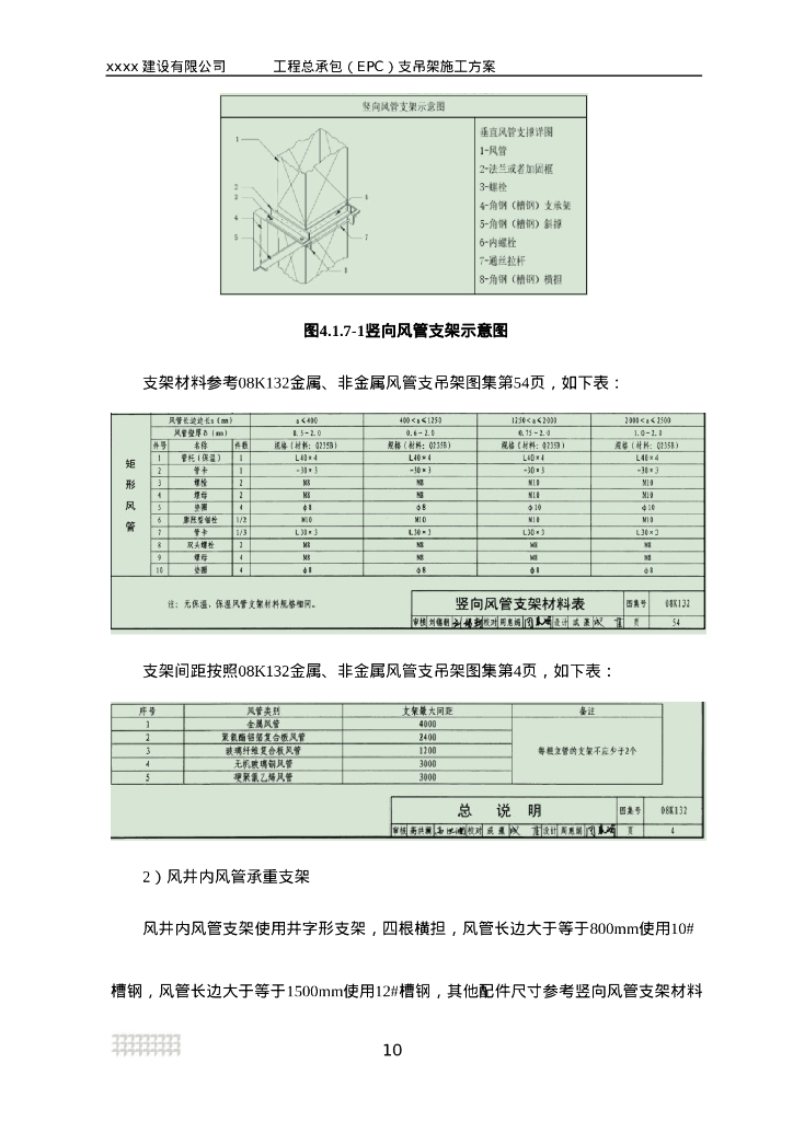 精装中心工程总承包支吊架施工方案_第10页