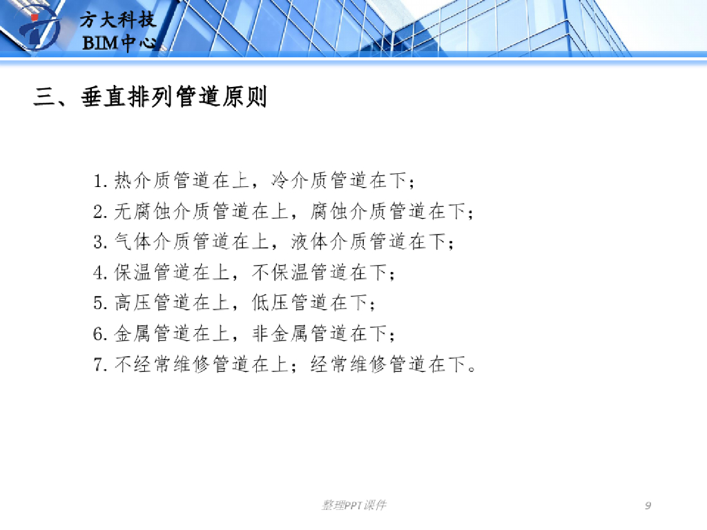 Revit机电管线避让原则与管道间距及绘图_第9页