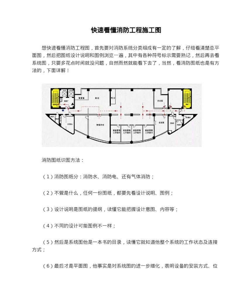 快速看懂消防工程图