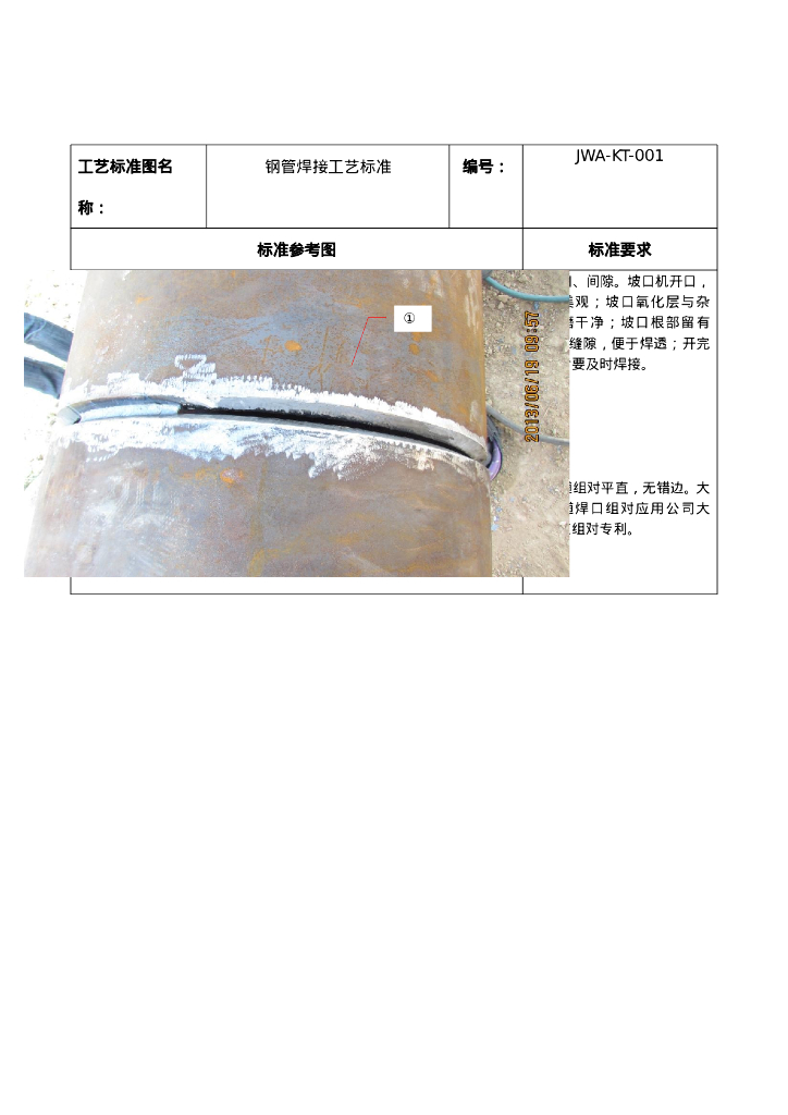 钢管焊接与安装工艺标准