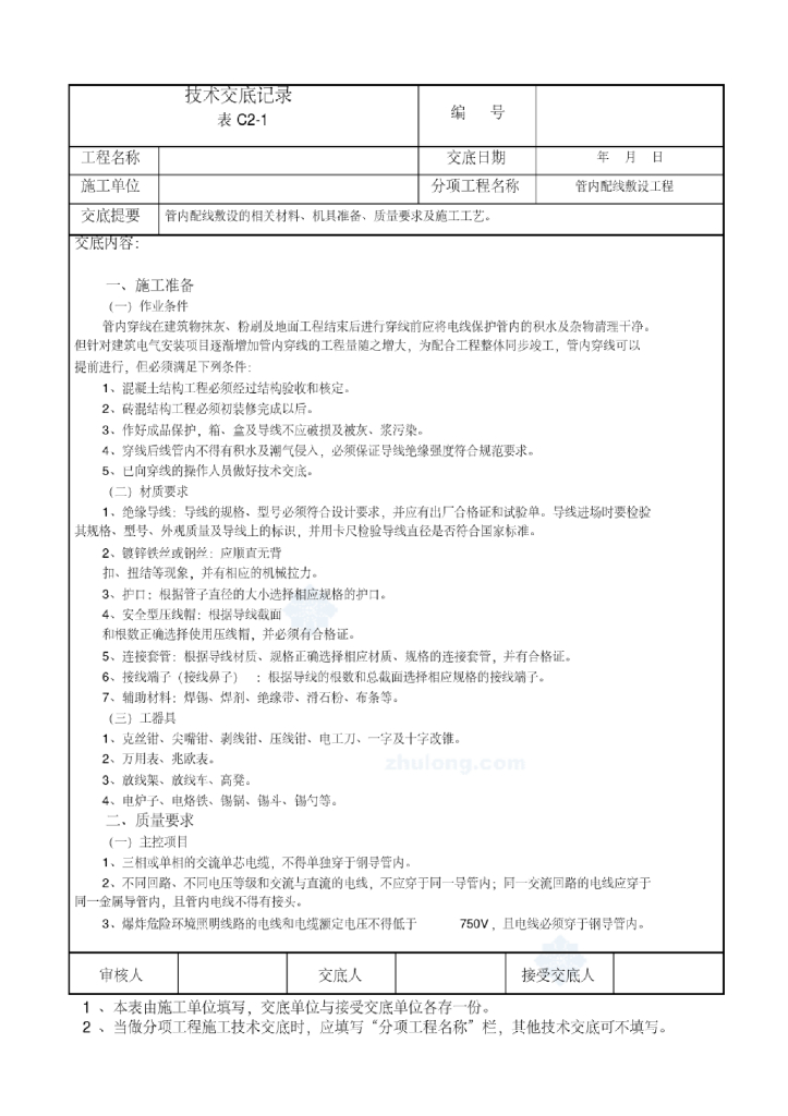 水电安装全套技术交底110页