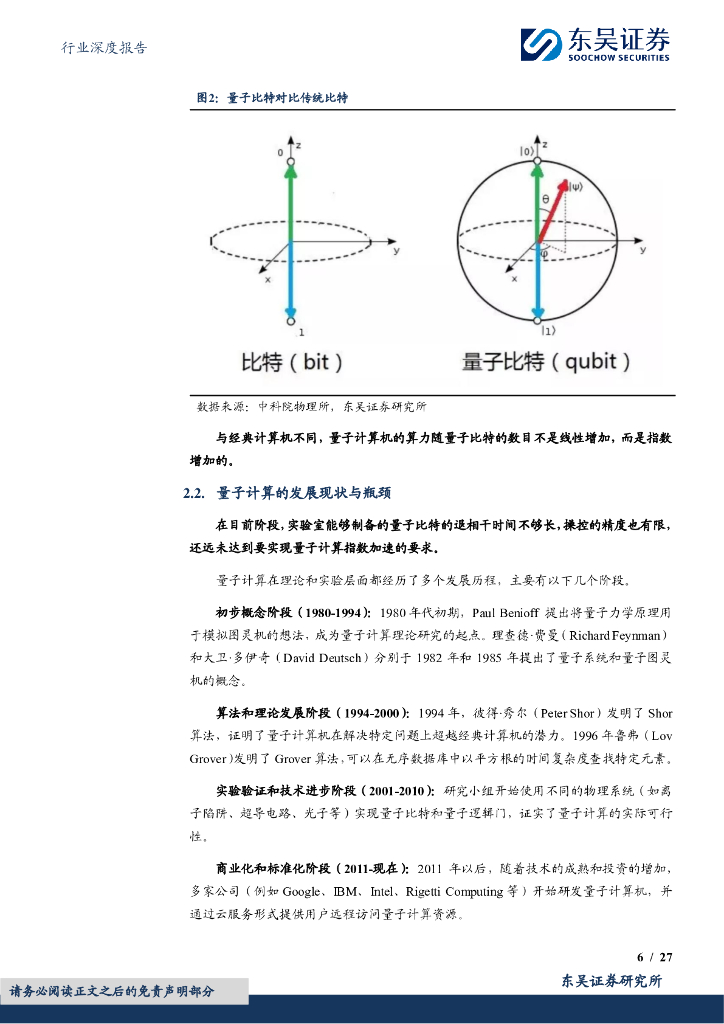 东吴证券：计算机行业深度报告：量子信息：下一场信息革命_第6页