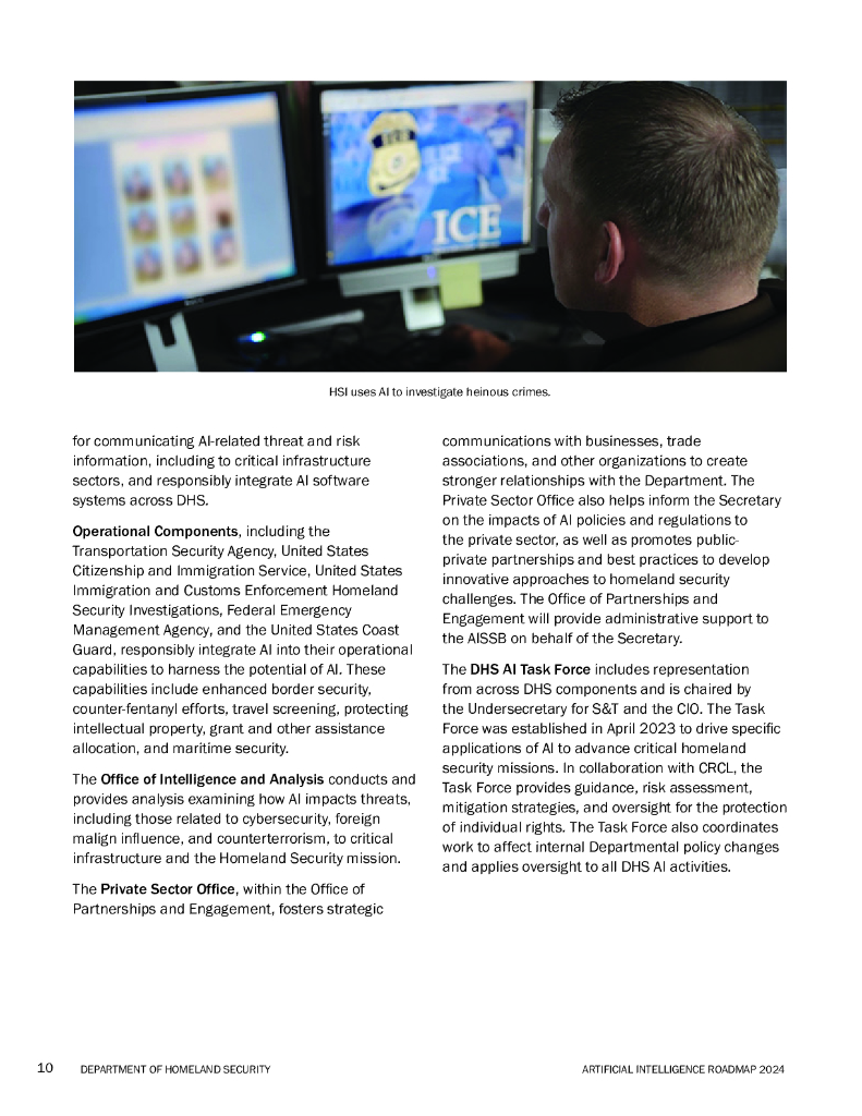 美国国土安全部：2024年人工智能路线图报告（英文版）_第9页