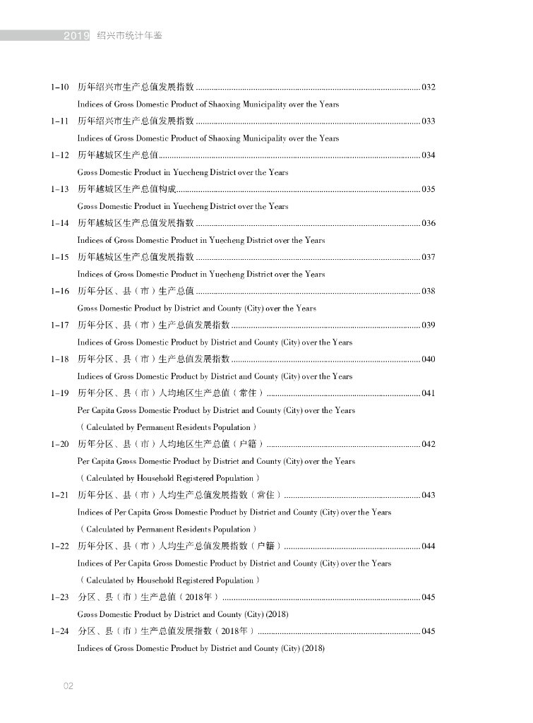 绍兴统计年鉴2019_第8页