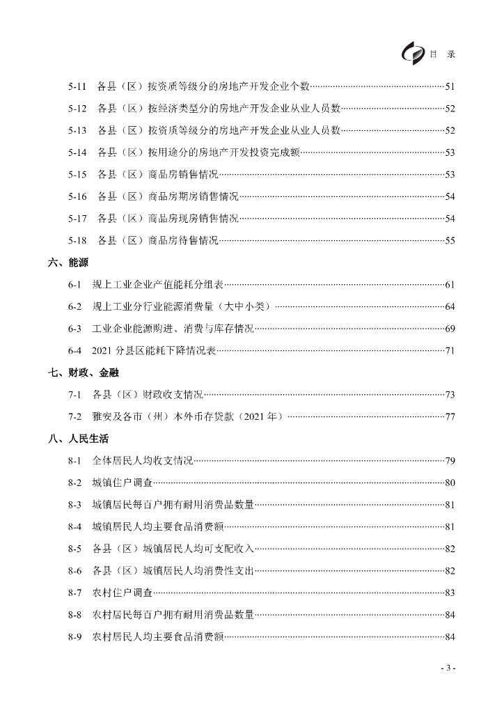 雅安统计年鉴（2022）_第6页