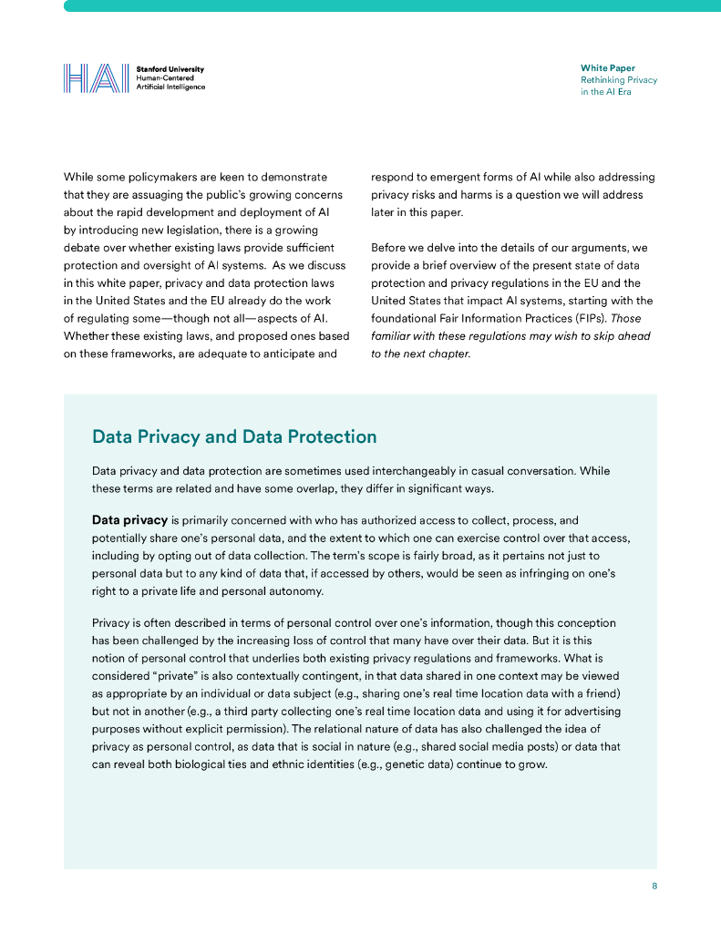 斯坦福大学：反思人工智能时代的隐私问题报告（英文版）_第8页