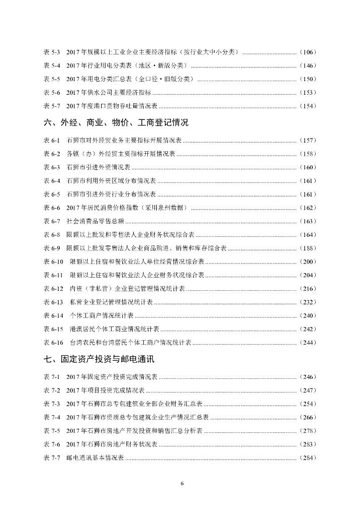 石狮统计年鉴（2018年）_第6页