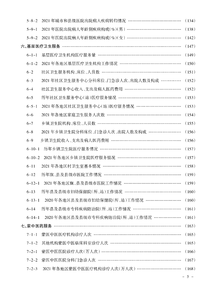 2022内蒙古卫生健康统计年鉴_第9页