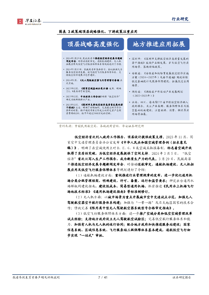 华安证券：低空经济系列报告一：新质生产力，低空新篇章_第7页