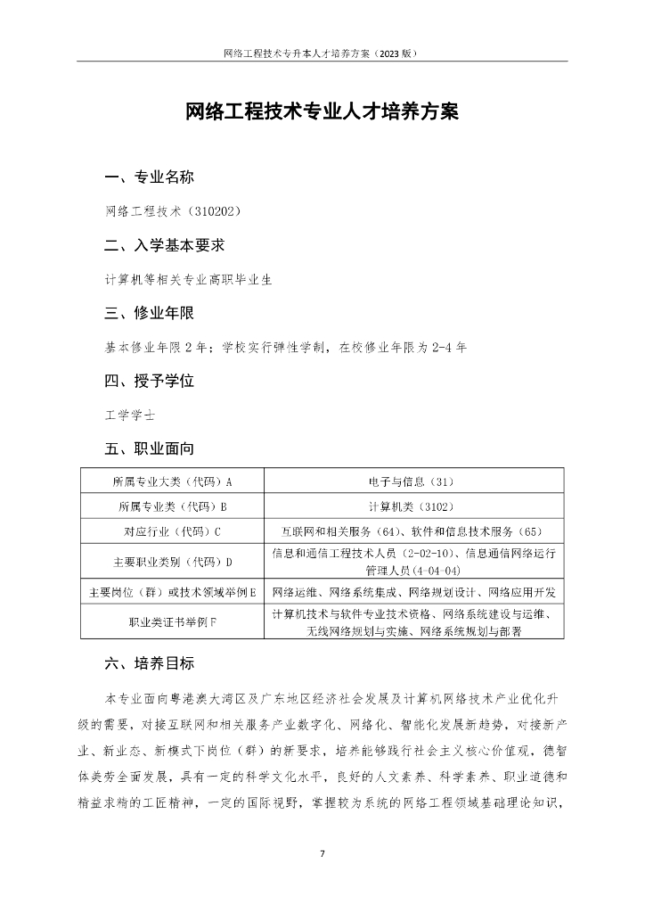 广东工商职业技术大学关于制定2023级专升本专业人才培养方案_第9页