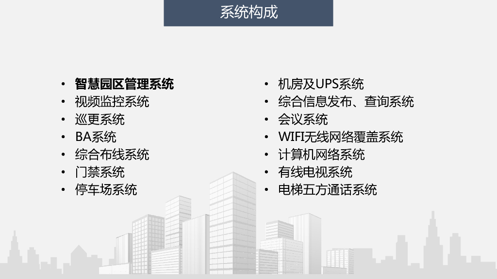 智慧园区智能化各子系统初步设计方案_第7页