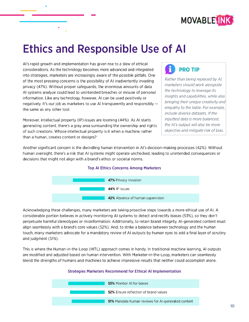 Movable INK：2024营销人员和人工智能报告（英文版）_第10页