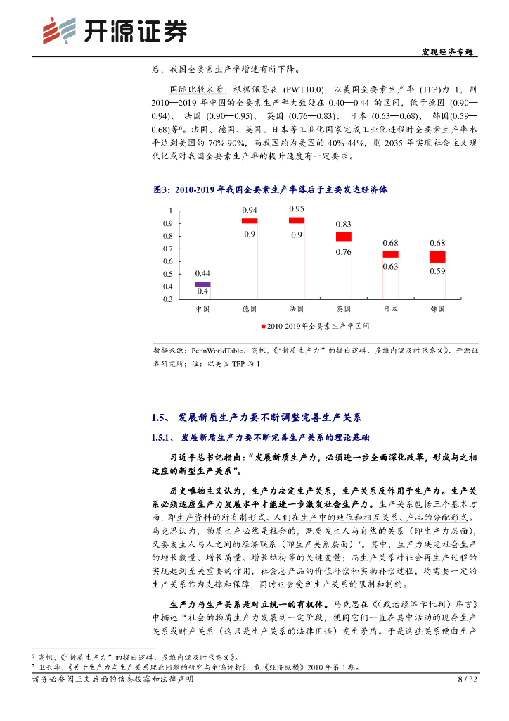 开源证券：宏观经济专题：新质生产力有望驱动新一轮TFP上行_第8页