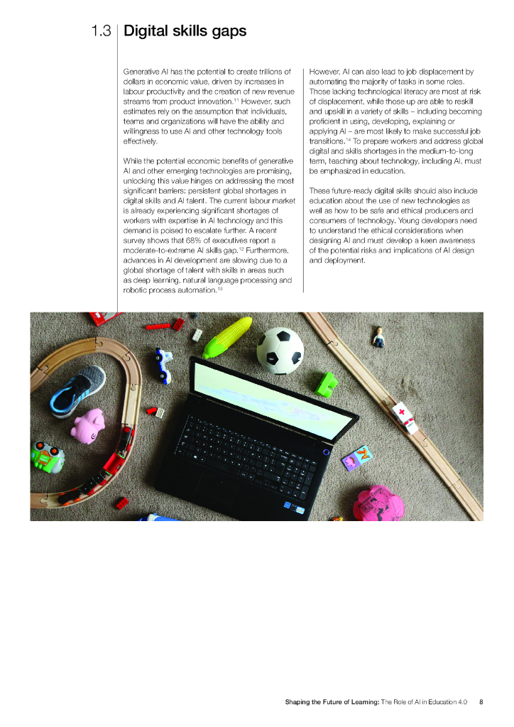 世界经济论坛：2024塑造学习的未来人工智能在教育4.0中的作用报告（英文版）_第8页