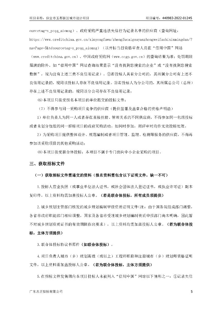信宜市玉都新区城市设计项目招标文件_第6页