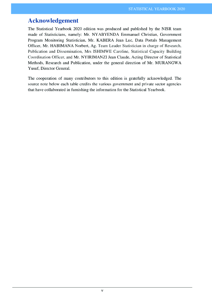 卢旺达统计年鉴2020（英文版）_第6页