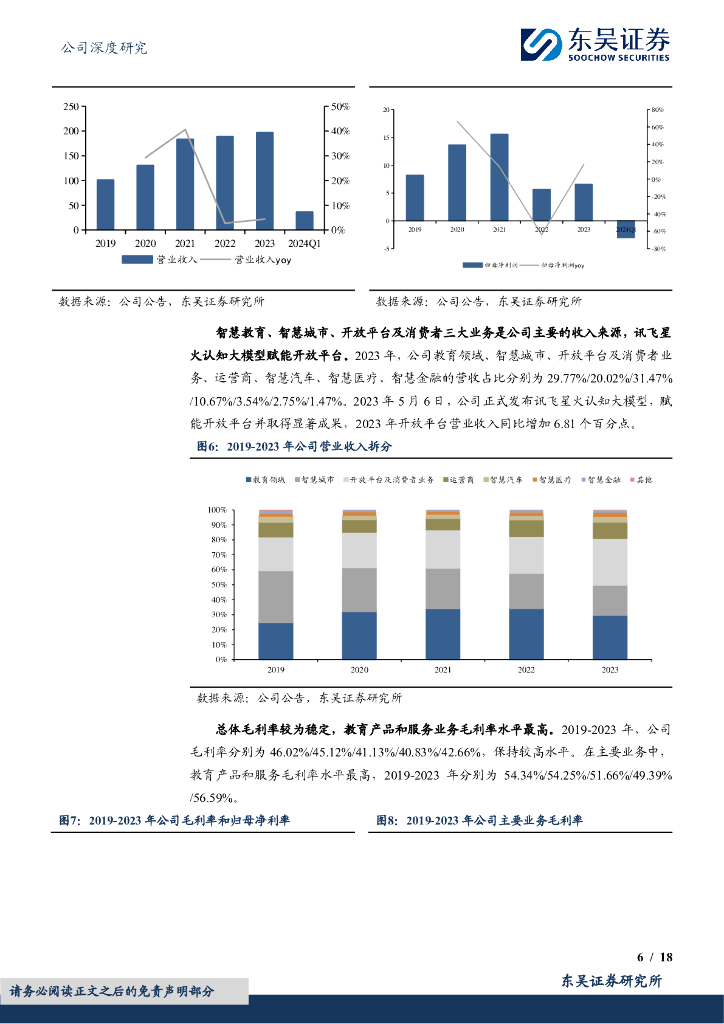 东吴证券：科大讯飞（002230）-人工智能“国家队”，“1+N”实现模型赋能_第6页