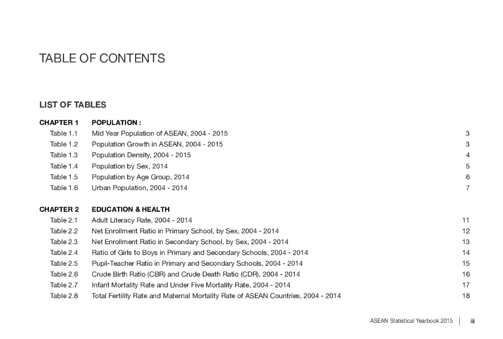 东盟共同体统计体系（ACSS）：2015年东盟统计年鉴报告（英文版）_第6页