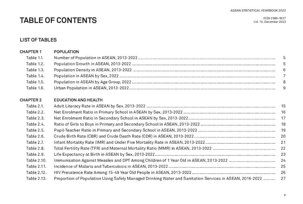 东盟共同体统计体系（ACSS）：2023年东盟统计年鉴报告（英文版）_第7页