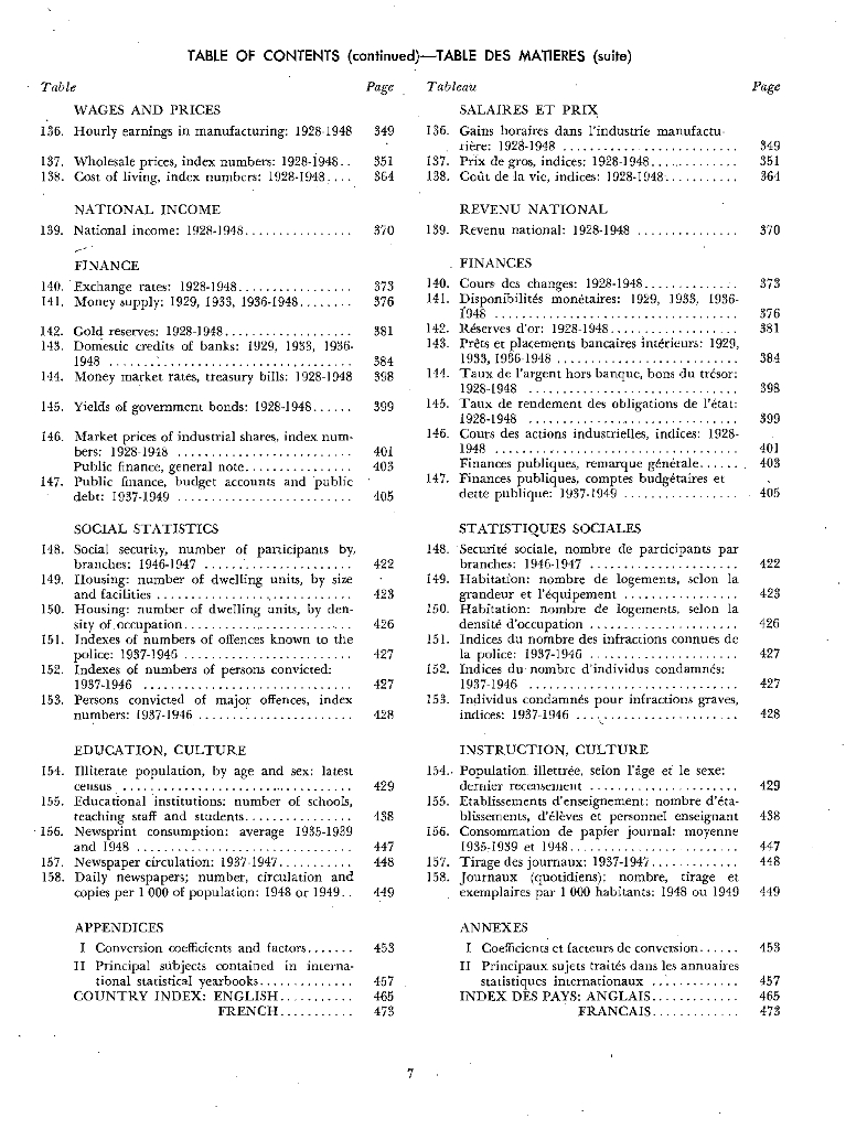 联合国统计年鉴1948（第1期）（英文版）_第9页
