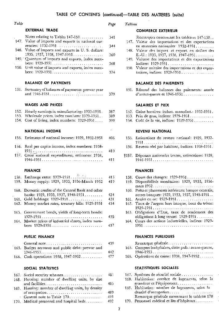 联合国统计年鉴1952（第4期）（英文版）_第7页